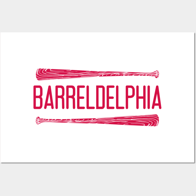 Barreldelphia - White Wall Art by KFig21